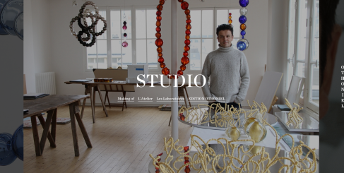 Othoniel.fr, le nouveau site internet du studio de Jean-Michel Othoniel est en ligne