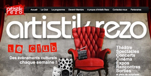 JEUDI 22 AVRIL SOIRÉE DE LANCEMENT DU CLUB ARTISTIK REZO! à la gallery 34 Paris 8